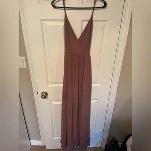 Mauve Evening Gown